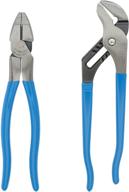 channellock gs 10 2 piece plier set logo