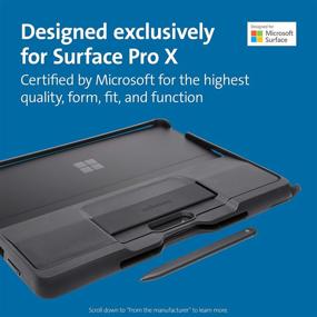 img 3 attached to 📱 Кенсингтон чехол для Surface Pro X Rugged Case - Blackbelt 2-й степени защитный чехол для Surface Pro X (K97324WW)