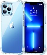 📱 stoon iphone 13 pro case - enhanced shock-absorption, crystal clear protective cover with anti-scratch technology - 6.1 inch (2021) logo