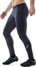 img 4 attached to TSLA Thermal Cycling Tights Running Sports & Fitness