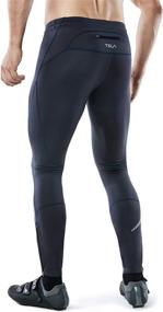 img 3 attached to TSLA Thermal Cycling Tights Running Sports & Fitness
