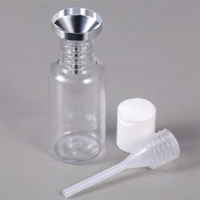 img 2 attached to 🔩 10 Pack Small Metal Funnels with 2 Pack Mini Pipette: Perfect for Filling Mini Bottles, Containers, Atomizers, Perfume, Liquid (Silver)