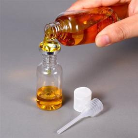 img 1 attached to 🔩 10 Pack Small Metal Funnels with 2 Pack Mini Pipette: Perfect for Filling Mini Bottles, Containers, Atomizers, Perfume, Liquid (Silver)