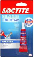 loctite heavy duty threadlocker, blue 242, 0.2 oz – single pack logo