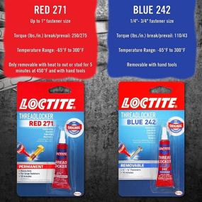 img 1 attached to Loctite Heavy Duty Threadlocker, Blue 242, 0.2 oz – Single Pack
