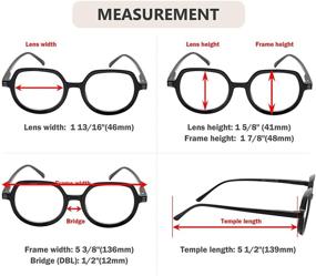 img 2 attached to Eyekepper Vintage 4 Pack Reading Glasses