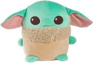 🌟 star wars cuutopia 10-inch grogu plush, soft rounded pillow doll inspired by the mandalorian ‘the child’ character, collectible gift for kids & fans - ages 3 and up logo