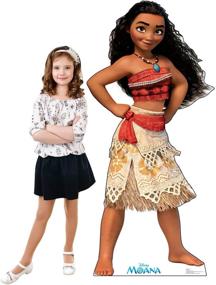 img 2 attached to 🎥 Disney's Moana Life Size Cardboard Cutout Standup - Authentic Movie Characters for an Immersive Display