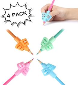 img 2 attached to Improve Kids Handwriting with Mr. Pen Pencil Grips - 4 Pack