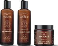 💁 moerie mineral hair care set: shampoo, conditioner, and hair mask – boosts hair length, volume, and thickness – vegan & paraben-free hair products logo