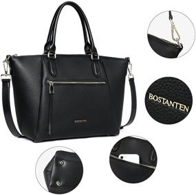 img 1 attached to 👜 Stylish BOSTANTEN Designer Women's Handbags & Wallets: Shoulder Crossbody, Satchels & More