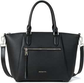 img 4 attached to 👜 Stylish BOSTANTEN Designer Women's Handbags & Wallets: Shoulder Crossbody, Satchels & More