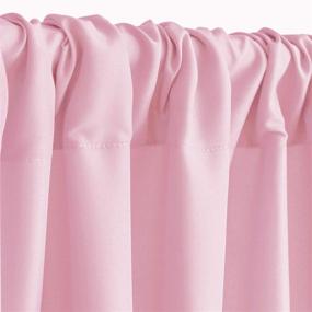 img 3 attached to 🎀 Pink Backdrop Curtains for Parties: Enhance Celebrations with Polyester Photography Backdrop Drapes for Baby Showers and Weddings - Set of 2 Panels (5ftx7ft)