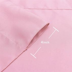 img 2 attached to 🎀 Pink Backdrop Curtains for Parties: Enhance Celebrations with Polyester Photography Backdrop Drapes for Baby Showers and Weddings - Set of 2 Panels (5ftx7ft)