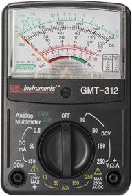 img 4 attached to 🔌 Gardner Bender GMT-312 Analog Multimeter, 5 Function / 12 Range, 300V AC/DC, Voltage & Current, Resistance, Continuity & Batteries , Black