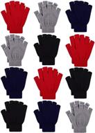 🧤 гибкие перчатки cooraby, растяжимые для пальцев без покрытия: оставайтесь на связи с непревзойденным комфортом. логотип