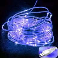 🔵 ehometronics rope lights: usb powered, waterproof fairy string light - 16.5ft, 50leds twinkle starry decoration for bedroom, indoor/outdoor christmas, halloween parties, garden, wedding - diy blue логотип