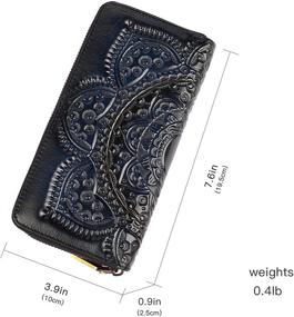 img 2 attached to Genuine Leather Smartphone Organizer Embossing