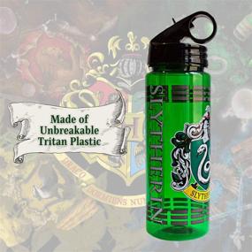 img 2 attached to 🐍 Warner Brothers Harry Potter Movie 1-8 Slytherin Crest Tritan Water Bottle with Dashes – 20-Ounces, Multicolored by Silver Buffalo