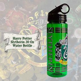 img 3 attached to 🐍 Warner Brothers Harry Potter Movie 1-8 Slytherin Crest Tritan Water Bottle with Dashes – 20-Ounces, Multicolored by Silver Buffalo