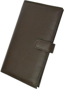 img 1 attached to 👝 Premium Leather Bifold Men's Wallet with Blocking Closure - Organizers for Wallets, Card Cases & Money