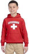 👮 stay cozy in style: lifeguard officially licensed pullover sweatshirt for boys' clothing logo