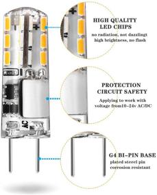 img 1 attached to 💡 Non Dimmable Halogen Capsule Replacement Bi Pin