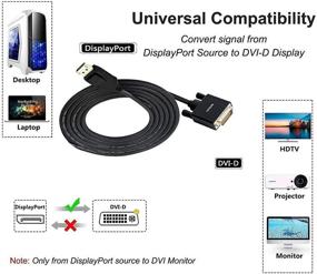 img 2 attached to 🔌 Gold Plated DisplayPort Adapter Converter - Accessories & Supplies for High-Performance Display