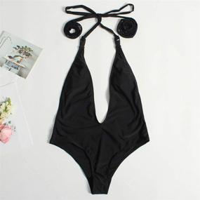 img 1 attached to 🔥 Exude Confidence with Akysoc Women's Sexy Triangle Bikini Set Bathing Suit