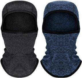 img 4 attached to 🧒 Bundle Up Your Little Ones with our Windproof Ski Face Covering: Kids Balaclava for Cold Weather!