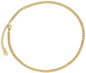 img 4 attached to 🔗 U7 Cuban Link Chain Necklace for Men and Women - Stainless Steel Curb Chains, 3/6/9/12mm Width, 14-30 Inches Length, High Polish, Fashion Jewelry - Gift Packed