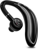 timmkoo s60 by приложение bluetooth: одноухое hands-free беспроводных наушников с микрофоном apt-x cvc8.0 для iphone, samsung, android, пк, ноутбуков, планшетов, телевизоров (серебристый) логотип