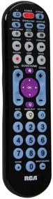 img 2 attached to 📱 RCA RCRBB05BHE Universal Remote Control: Streamline Roku, Apple TV & More with Long Range IR and Big Button Simplicity - Soundbar Compatible & Backlit Keypad Included