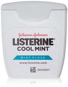 img 3 attached to 🦷 Listerine Cool Mint Floss (Pack of 2) - 55 Yards Dental Floss for Effective Teeth Cleaning