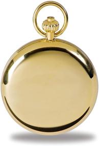 img 1 attached to Oxford Open Face Pocket Watch Men's Watches