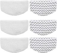 🧼 6-pack lxiyu replacement steam mop pads for bissell powerfresh hard floor steam cleaner 1940 1440 1806 series – compare to part # 5938 &amp; 203-2633 for effective cleaning logo