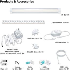 img 1 attached to LAMPAOUS Cabinet Lighting Linkable Dimmable Lighting & Ceiling Fans