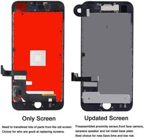 img 4 attached to 📱 BeeFix Замена черного экрана iPhone 7: Дисплей LCD 4,7 дюйма и сборка 3D Touch Digitizer с датчиком приближения, фронтальной камерой, динамиком трубки и инструментами для ремонта - совместима с A1660, A1778, A1779.