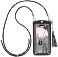 👜 takyu leather crossbody handbags & wallets with phone lanyard for women logo