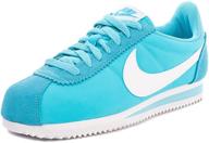 👟 men's metallic silver nike cortez leather shoes for enhanced style logo