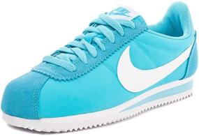 img 4 attached to 👟 Men's Metallic Silver Nike Cortez Leather Shoes for Enhanced Style