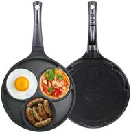 🍳 induction egg frying pan - 3-cup three mold | for induction and all heat sources | korean cookware non-stick baking egg pan | versatile cooker for various recipes logo
