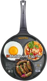 img 3 attached to 🍳 Induction Egg Frying Pan - 3-Cup Three Mold | For Induction and All Heat Sources | Korean Cookware Non-Stick Baking Egg Pan | Versatile Cooker for Various Recipes