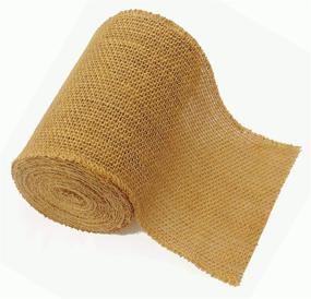 img 3 attached to 3-Pack of Burlap Ribbon, 5-1/2 Inches