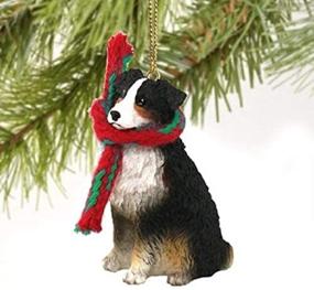 img 2 attached to Australian Shepherd Tricolor Original 🐶 Ornament - Perfect for Dog Lovers!