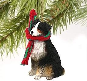 img 4 attached to Australian Shepherd Tricolor Original 🐶 Ornament - Perfect for Dog Lovers!