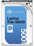 💾 seagate 500gb sshd sata 6gb/s 2.5-inch internal bare drive (st500lm000) - enhanced gaming performance with 8gb nand logo