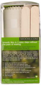 img 1 attached to MOOM Organic Hair Removal Kit – Tea Tree, 6-Ounce Package (MST): Gentle, Natural, and Effective Hair Removal Solution