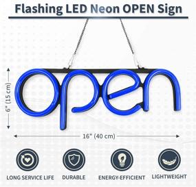 img 3 attached to 🌟 Eye-Catching Neon Open Sign for Boosting Business: Reliable Retail Store Fixtures & Equipment