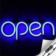 🌟 eye-catching neon open sign for boosting business: reliable retail store fixtures & equipment logo